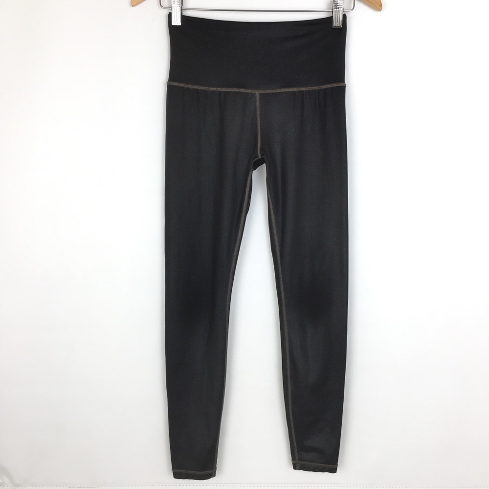 Athleta Elation Ultra High Rise Tight Soft Yoga Leggings Full Length Black Sz XS